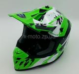 ���� GEON 633 MX Fox ����� Black /Neon Green