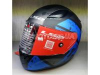 ���� �������� LS2 FF353 RAPID DEADBOLT MATT BLACK-BLUE