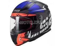 ���� �������� LS2 FF353 RAPID CROMO MATT FLUO ORANGE BLUE