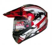LS2 MX 433 STRIPE VISOR RED