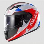 LS2 FF320 STREAM STINGER WHITE-BLUE-RED